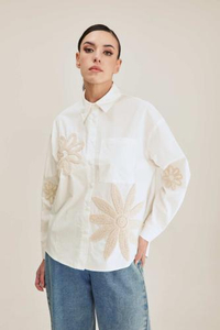 Monar&oacute;ir L&eacute;ine B&aacute;n Appliqu&eacute; Cr&oacute;ise Lus na Gr&eacute;ine Cad&aacute;s na mBan
